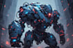 design sci fi mecha and robot concept art
