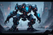 create robots of futuristic mecha concept art