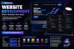 design and develop a modern website using HTML CSS javascript