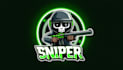 make eye catching sniper shooter logo only 12 hours