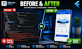 fix flutter bugs, gradle errors, build issues and firebase errors