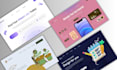 design a professional landing page in figma