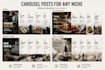 design scroll stopping instagram and facebook carousel posts
