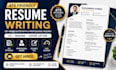 write professional CV and cover letter