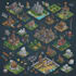 create retro pixel art tilesets, tilemaps rpg environments and platformer assets