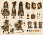 create character turnaround, expression sheet and pose sheet