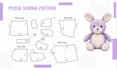 create a custom plush sewing pattern for plushie and stuffed animal production