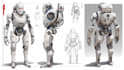 design sci fi mecha and robot concept art