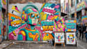 create graffiti pop art canvas designs and murals