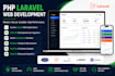 develop PHP laravel website API backend and fix bugs