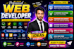 develop a custom high quality website with PHP and mysql
