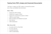 convert scanned pdf to editable word document manually