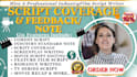 prepare script coverage feedback, analysis, notes, for your script or screenplay