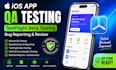 do ios app QA testing testflight beta testing provide bug reporting and review