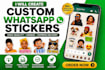 create custom animated whatsapp stickers