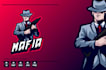 create a dark and powerful mafia logo with custom concept