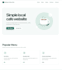 create simple one page HTML and CSS website