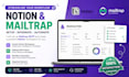 create a custom notion template workspace saas setup mailtrap smtp integration