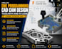 do cnc programming, cad cam design, toolpath and g code using fusion 360