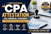 be professional CPA attestation and financial statement verification services