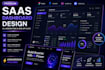 design a sleek saas dashboard and ai landing page