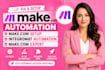 fix make com, made com, setup make com automation, make automation, make expert