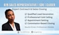 be your b2b leads sales rep, sdr and commission based closer