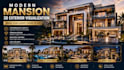 create photorealistic luxury villa 3d exterior rendering