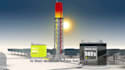 create technical explainer 3d renewable energy solar power plant animation
