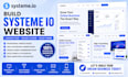 build systeme io website expert systeme io landing page systeme io online course