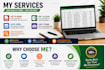 do professional data entry, copy typing and excel work