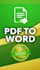 convert urdu pdf to editable word docx with  accuracy