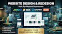 design jimdo website design jimdo website redesign duda showit tilda wix