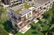 residential building concept visualization,complex apartment 3d elevation render