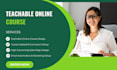 set up thinkific online course thinkific course creation teachable course