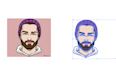 do manual vector tracing art or illustration