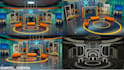create professional 3d TV studio, news broadcast, virtual production set design