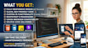 design and develop a responsive website using HTML CSS js and bootstrap