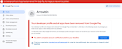 help verify your restricted google play console account
