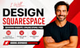 design square up booking website, square online store, squarespace pod website