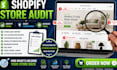 audit your store and identify why you are not getting sales