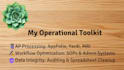 provide comprehensive back office and ap support