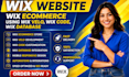 develop wix website  design wix ecommerce using wix velo wix code wix database