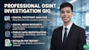 provide private detective, background check, osint, and find someone