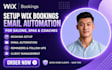 setup wix booking email automation for salons spa and coaches