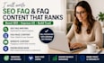 write seo faq, faq writing, faq page, website faq content, website content