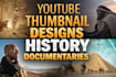design history and documentary youtube thumbnails