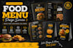 design modern restaurant, cafe, food menu, flyer and price list