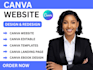 canva templates,  canva post design, canva flyer, canva website ugc portfolio