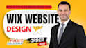 create wix website design and redesign wix website landine page